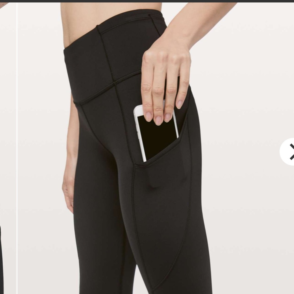 lululemon Fast & Free 28” Black Leggings - Picture 5 of 16